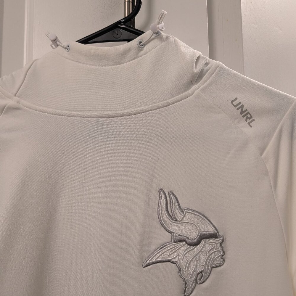UNRL Vol 3 No 6 Minnesota Vikings Hoodie White - Picture 3 of 8